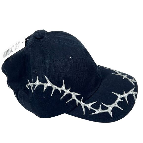 Vans Off The Wall Act Of Disagreement Cap Hat Thorns Black One Size Strapback - Picture 2 of 8